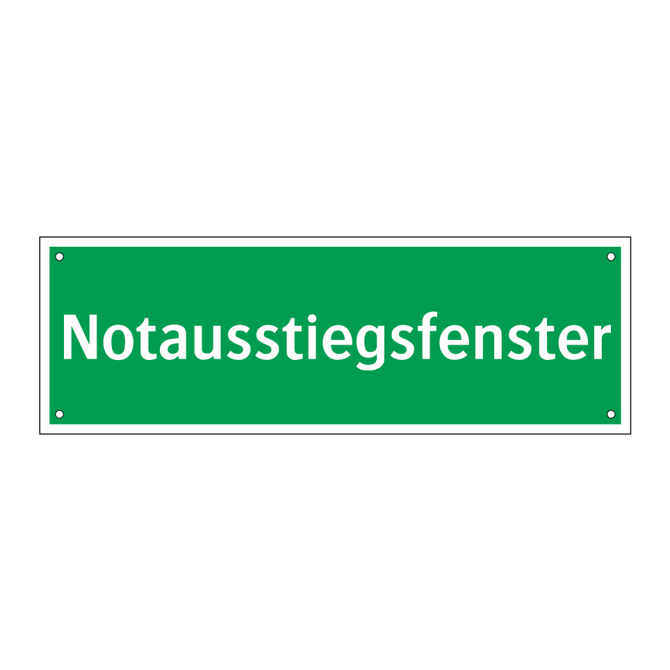 Notausstiegsfenster