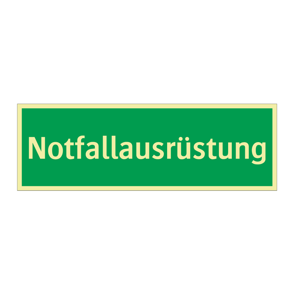 Notfallausrüstung
