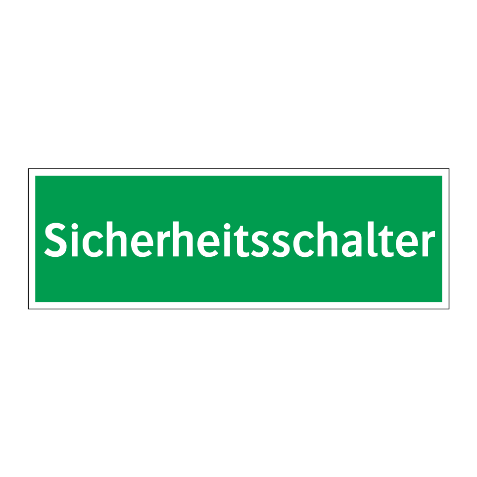 Sicherheitsschalter