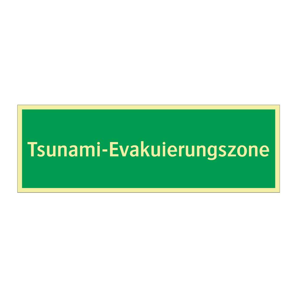 Tsunami-Evakuierungszone