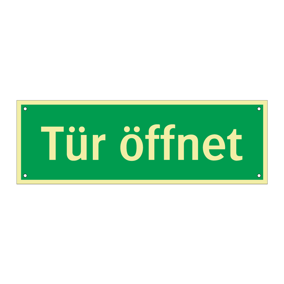 Tür öffnet