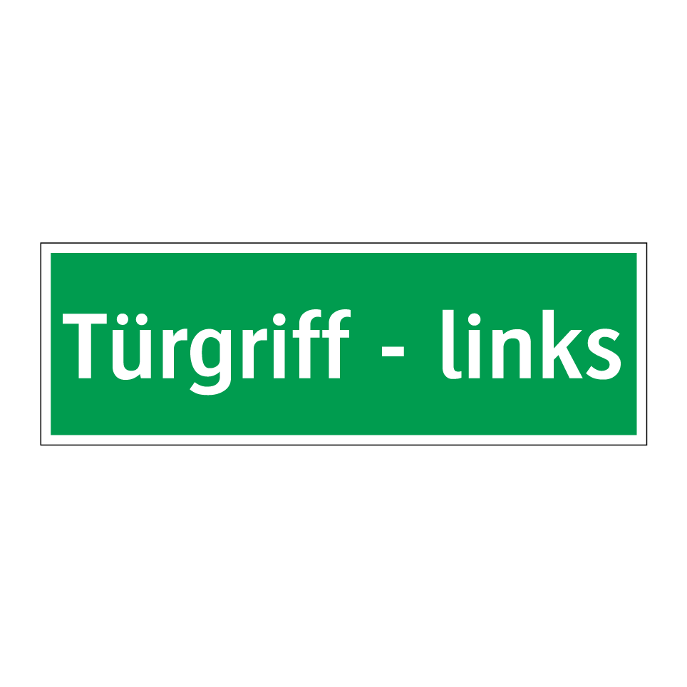 Türgriff - links