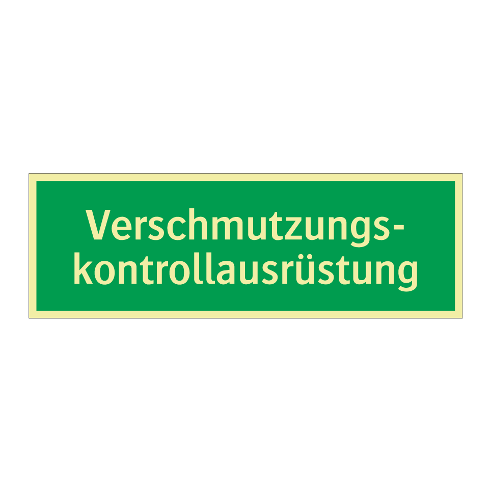 Verschmutzungskontrollausrüstung