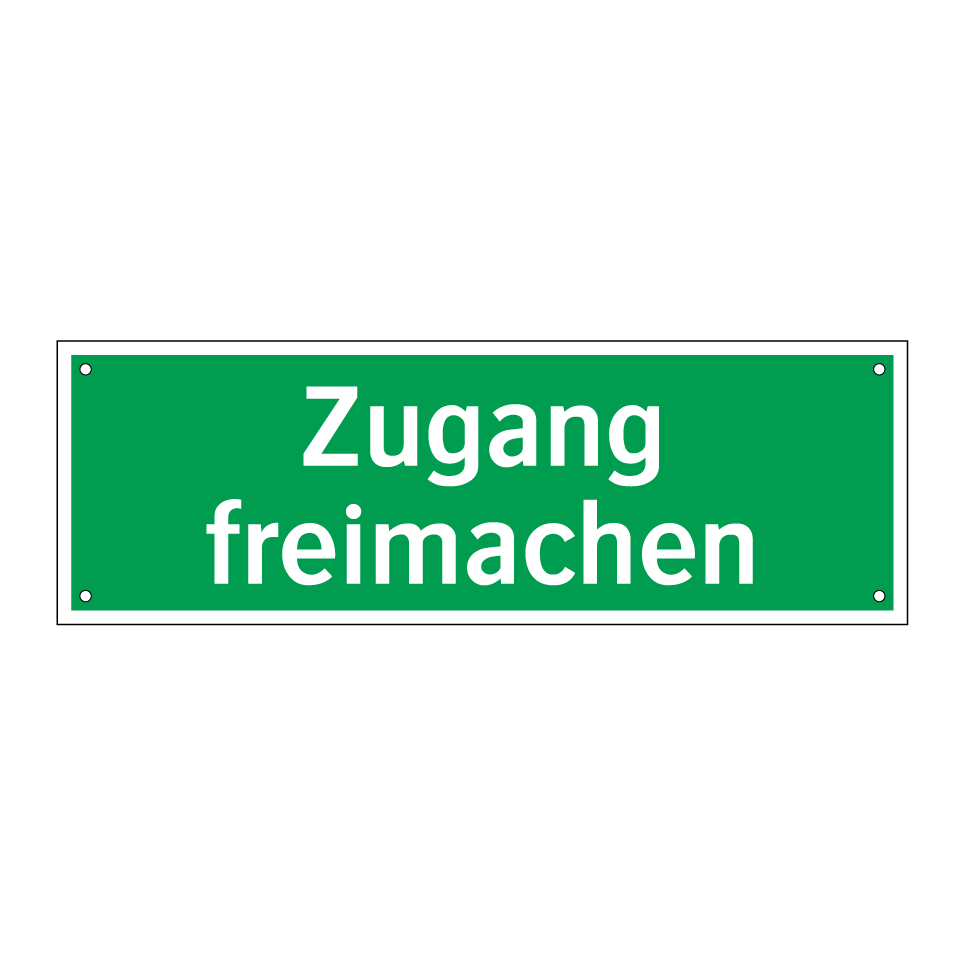 Zugang freimachen