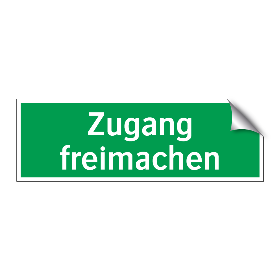 Zugang freimachen