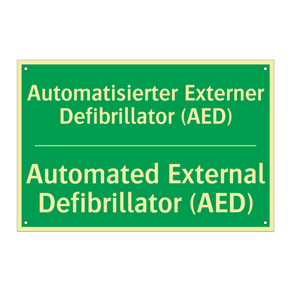 Automatisierter Externer Defibrillator /.../ - Automated External Defibrillator /.../