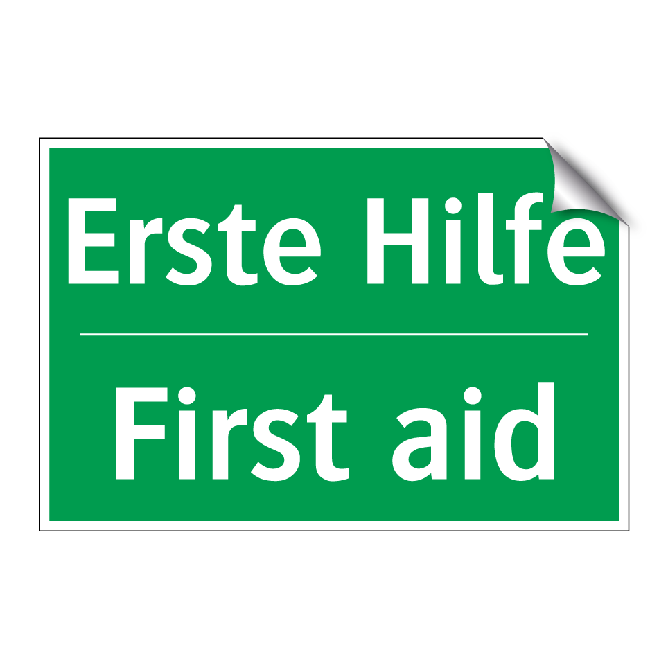 Erste Hilfe - First aid
