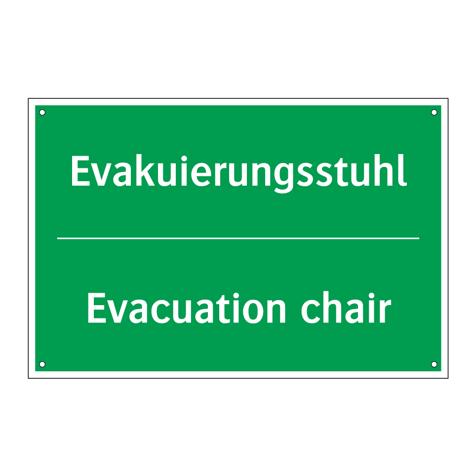Evakuierungsstuhl - Evacuation chair