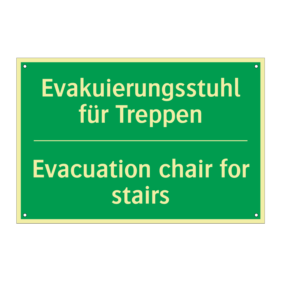 Evakuierungsstuhl für Treppen - Evacuation chair for stairs
