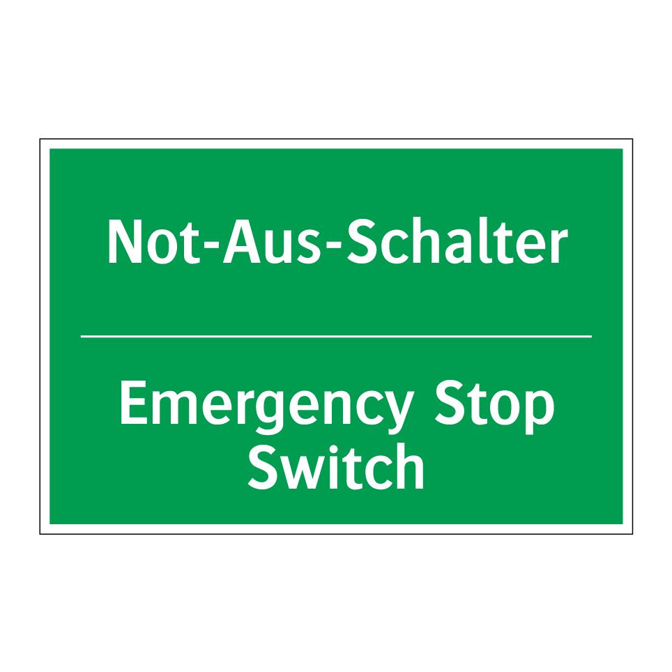 Not-Aus-Schalter - Emergency Stop Switch
