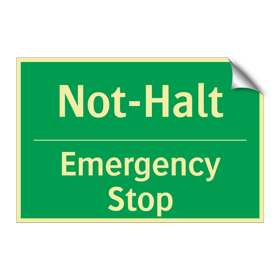 Not-Halt - Emergency Stop