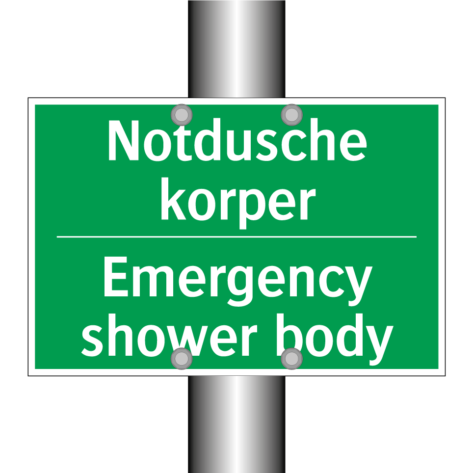 NOTDUSCHE KORPER - EMERGENCY SHOWER BODY