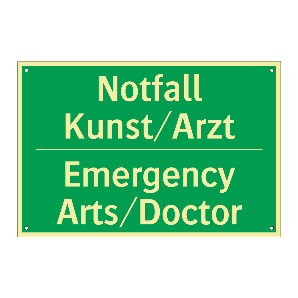Notfall Kunst/Arzt - Emergency Arts/Doctor