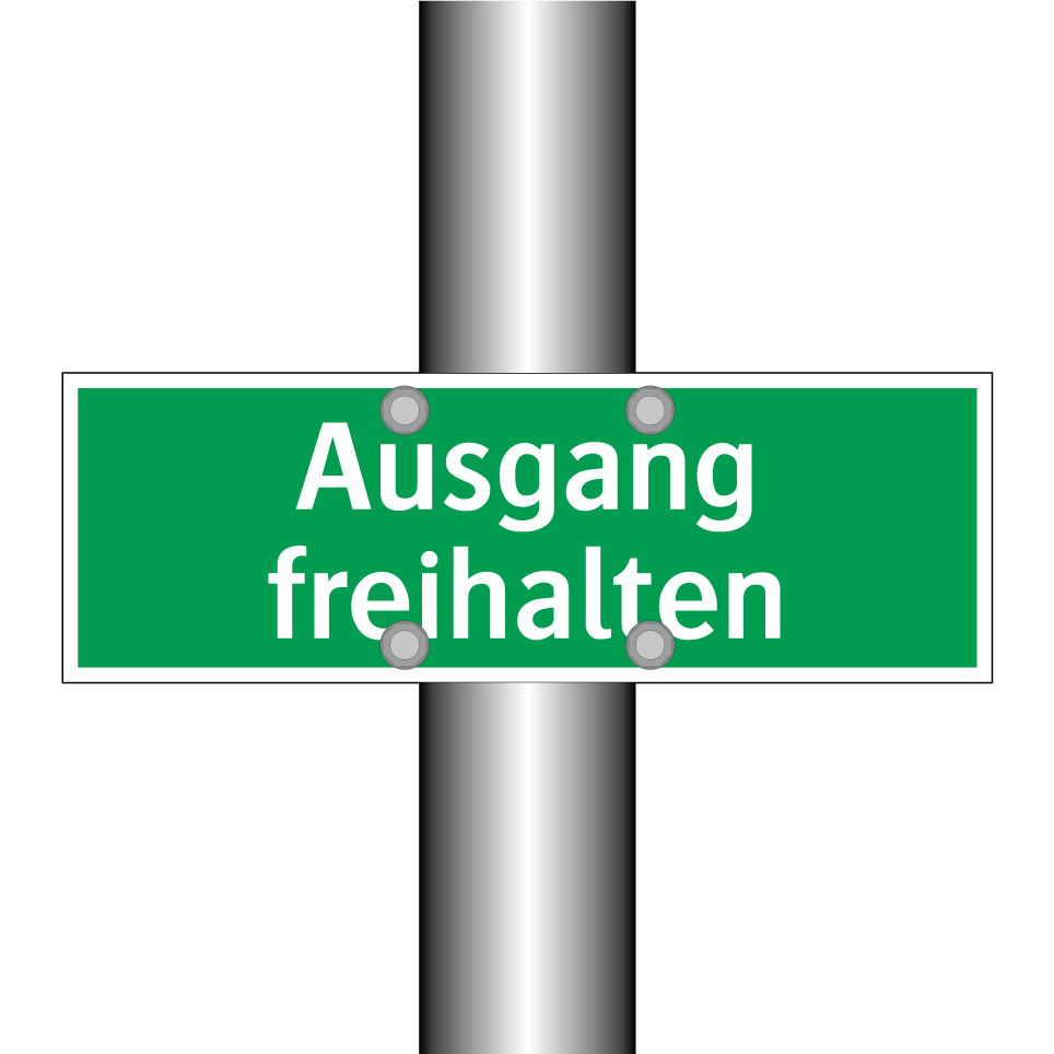 Ausgang freihalten