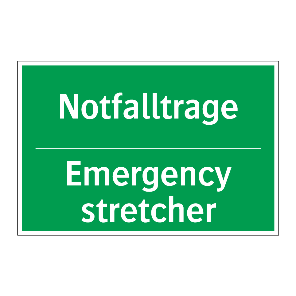 Notfalltrage - Emergency stretcher
