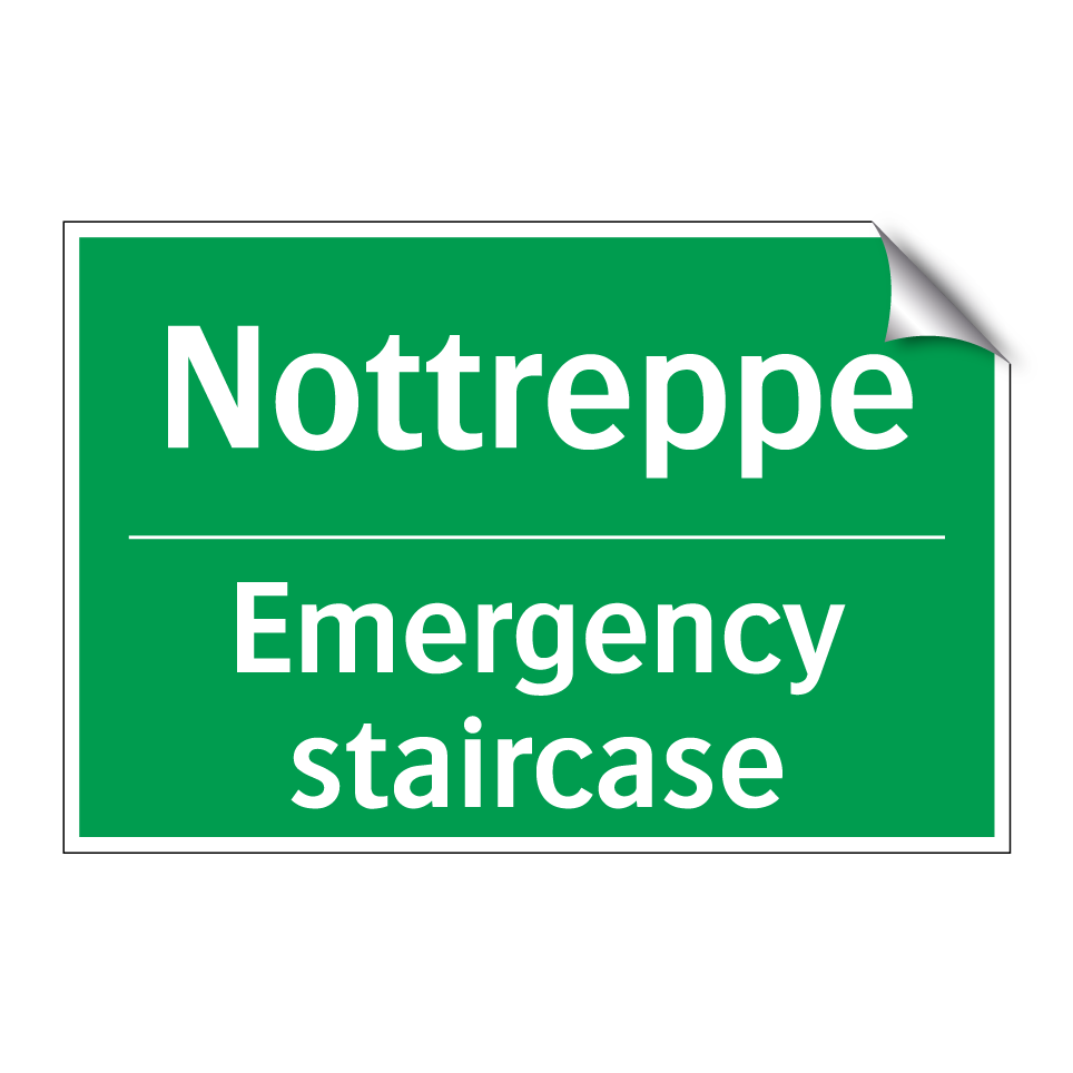 Nottreppe - Emergency staircase