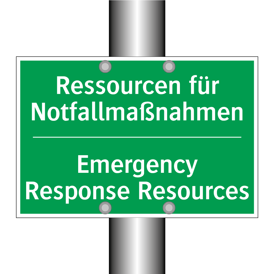 Ressourcen für Notfallmaßnahmen /.../ - Emergency Response Resources