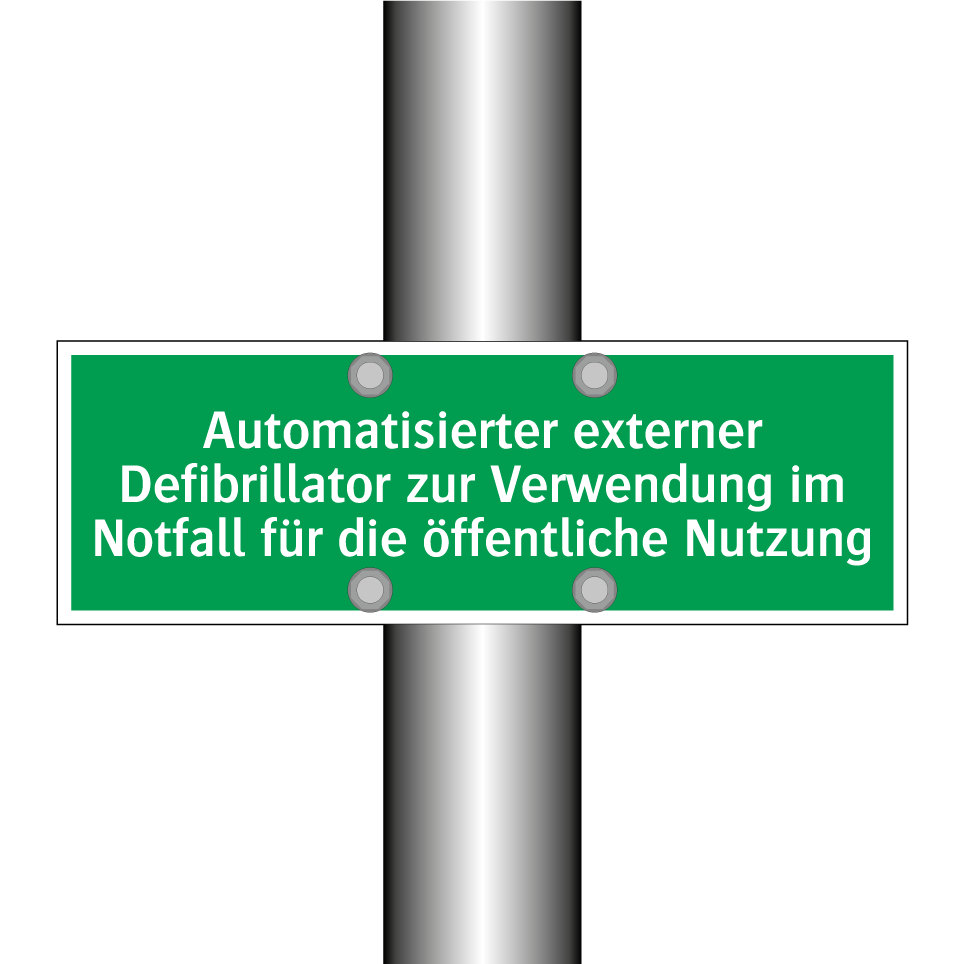 Automatisierter externer Defibrillator zur Verwendung im Notfall für die /../