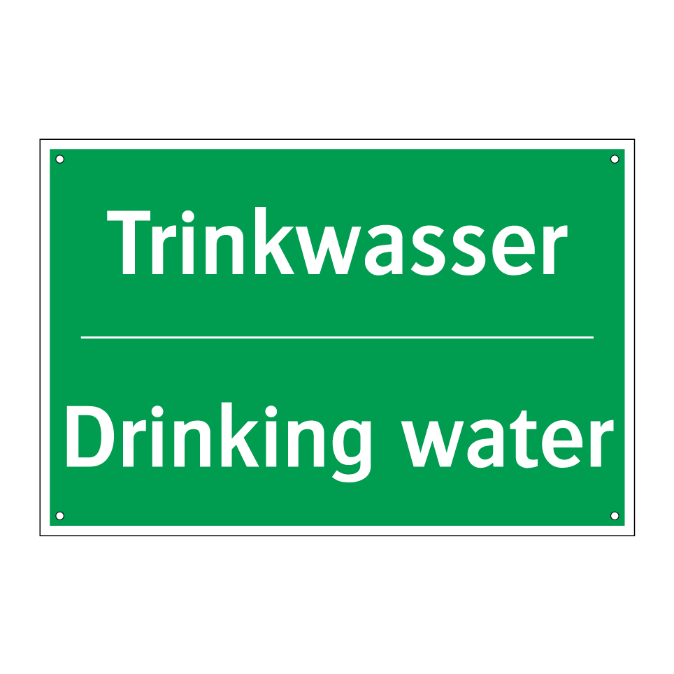 Trinkwasser - Drinking water
