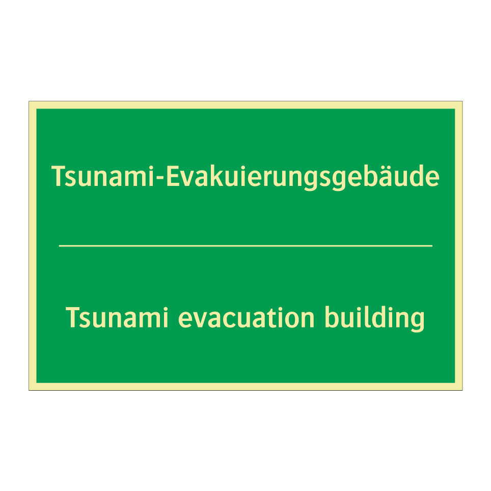 Tsunami-Evakuierungsgebäude - Tsunami evacuation building