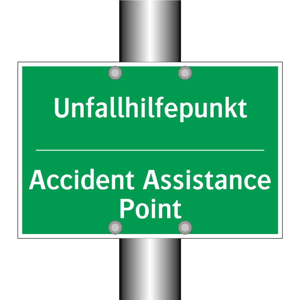 Unfallhilfepunkt - Accident Assistance Point
