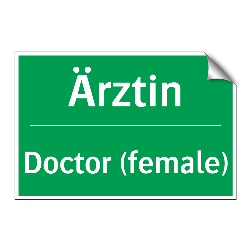 Ärztin - Doctor (female)