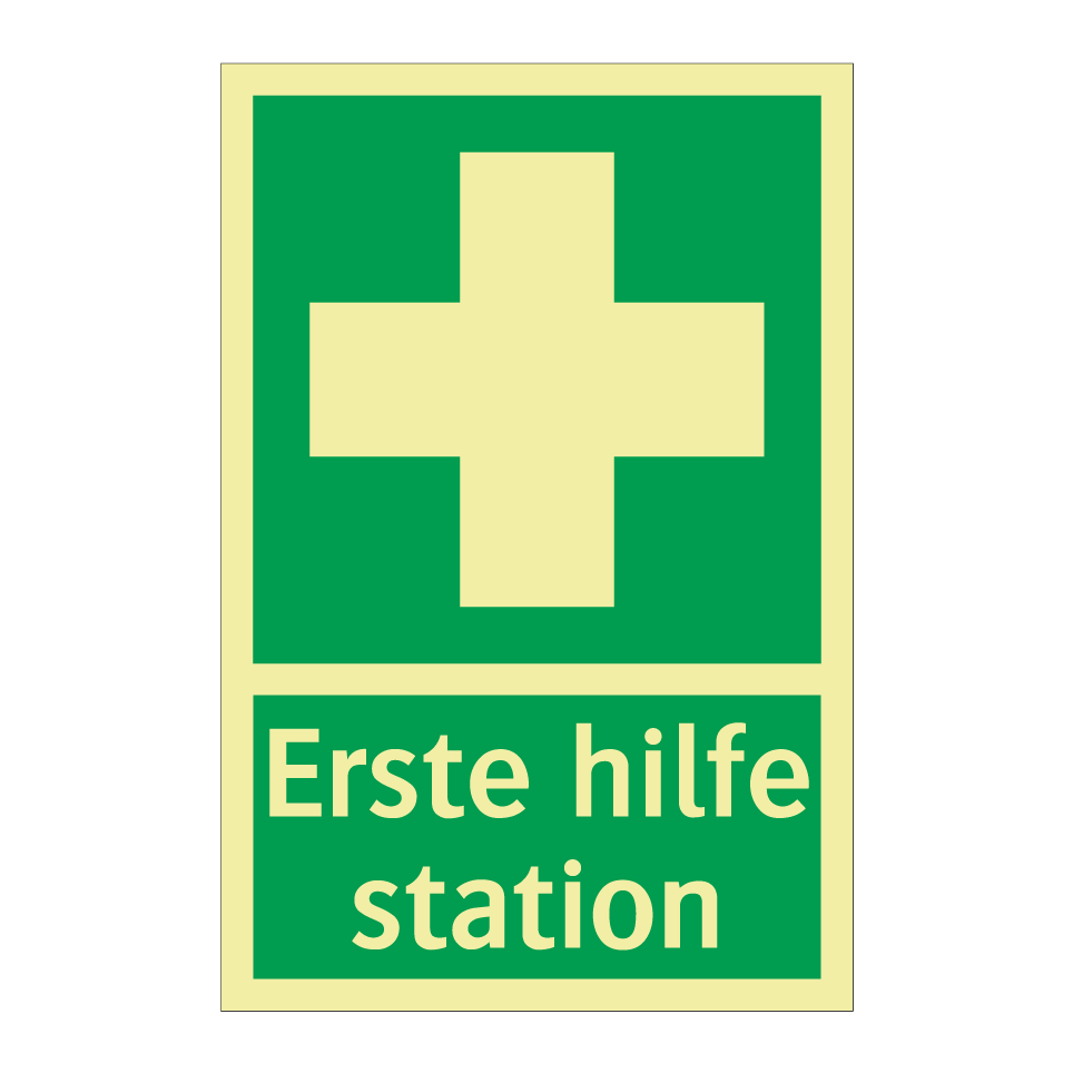 Erste hilfe station