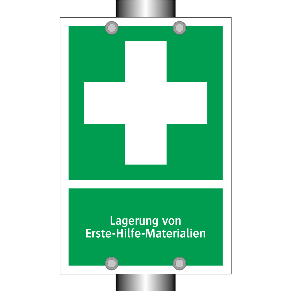 Lagerung von Erste-Hilfe-Materialien
