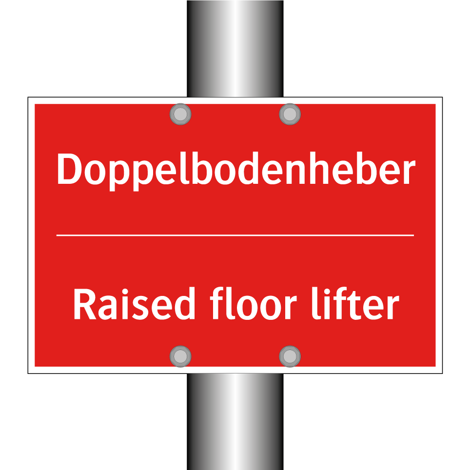 Doppelbodenheber - Raised floor lifter