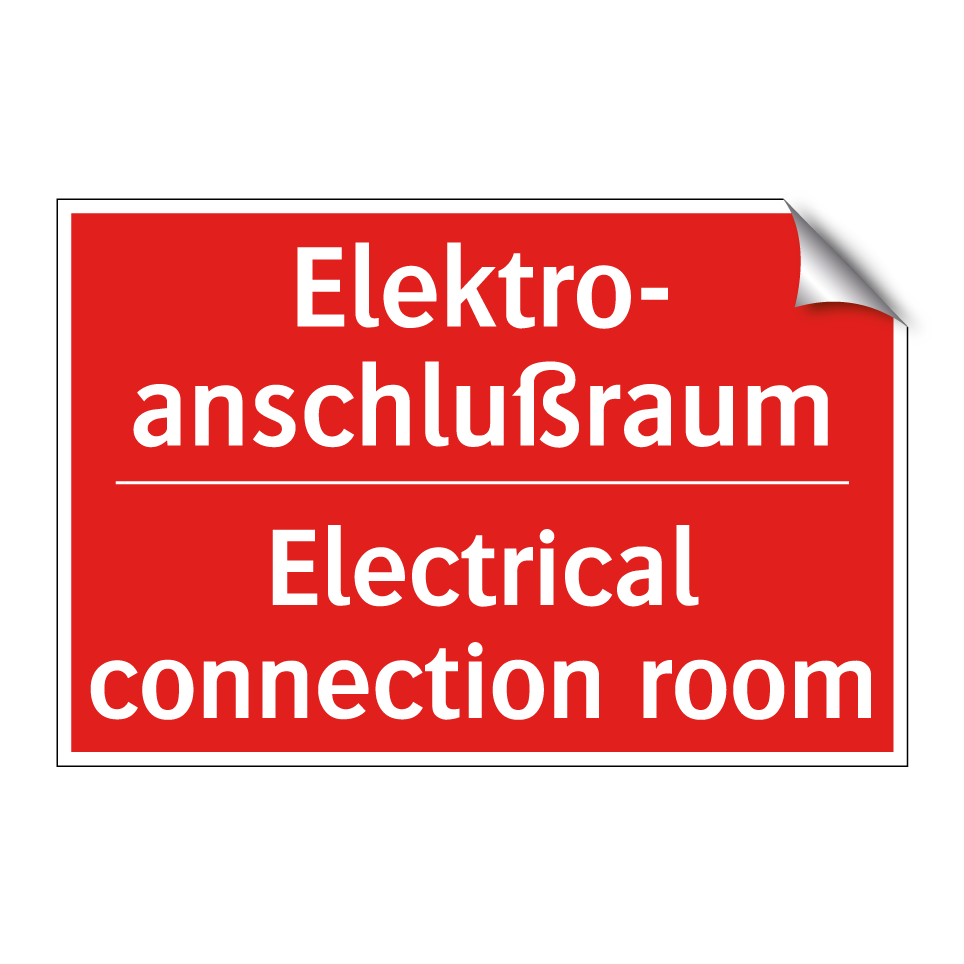 Elektro- anschlußraum - Electrical connection room