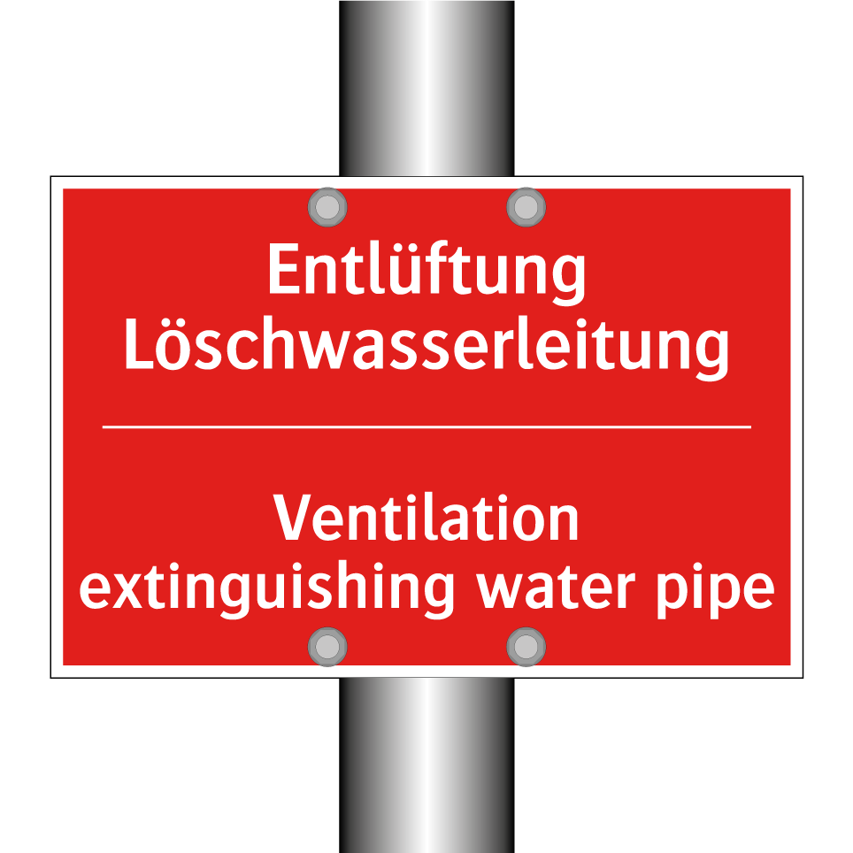 Entlüftung Löschwasserleitung - Ventilation extinguishing water /.../