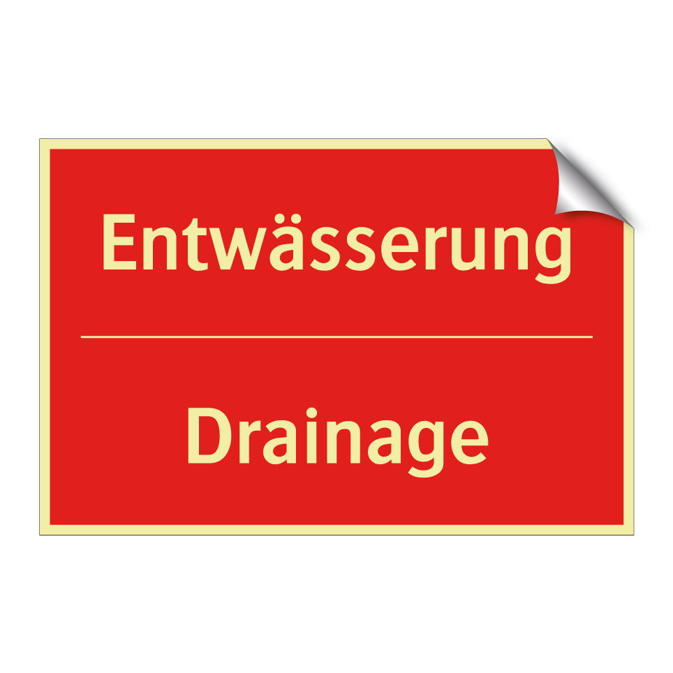 Entwässerung - Drainage