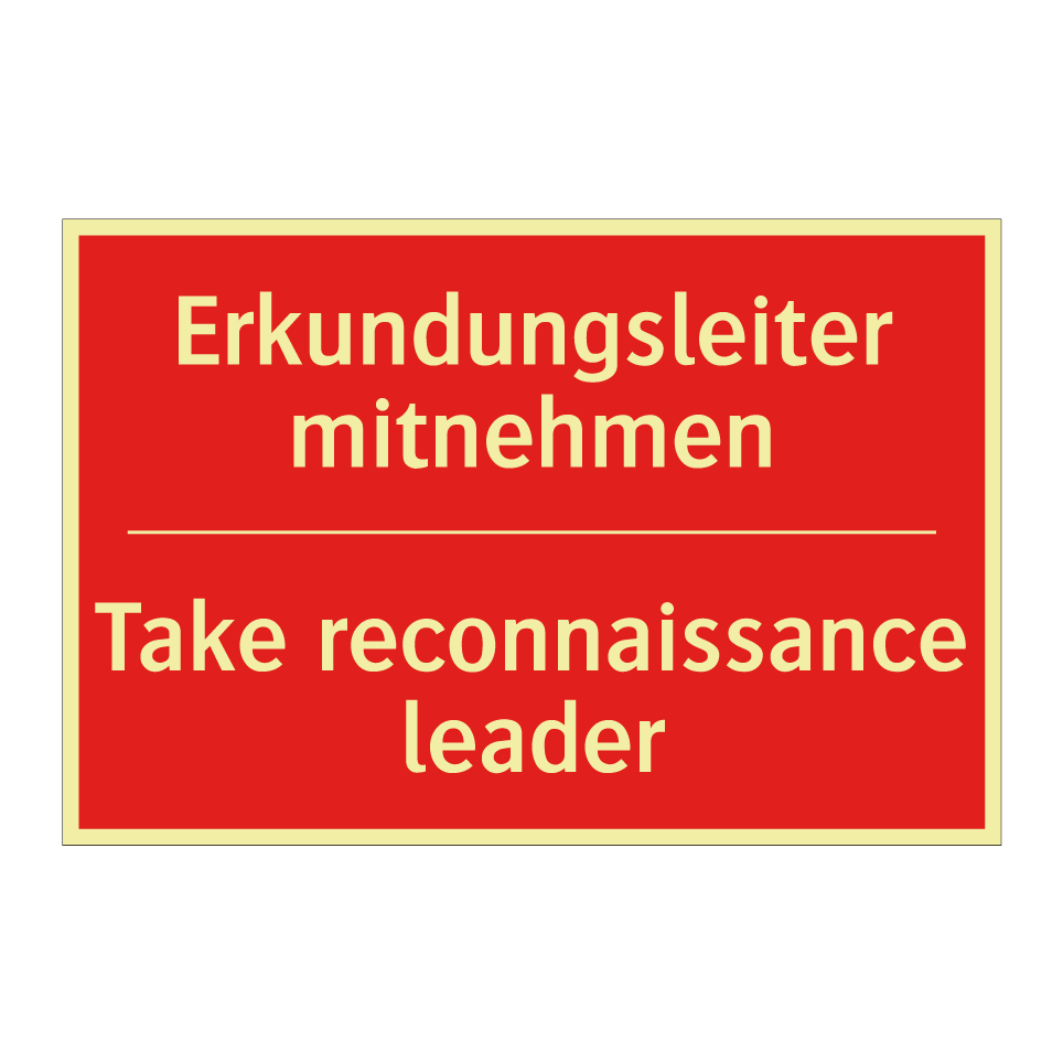 Erkundungsleiter mitnehmen - Take reconnaissance leader