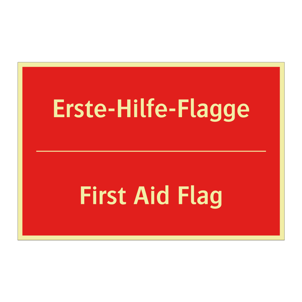 Erste-Hilfe-Flagge - First Aid Flag