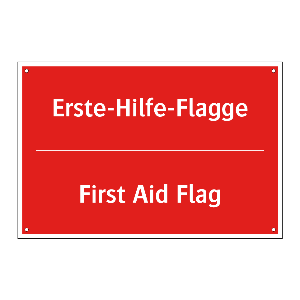 Erste-Hilfe-Flagge - First Aid Flag