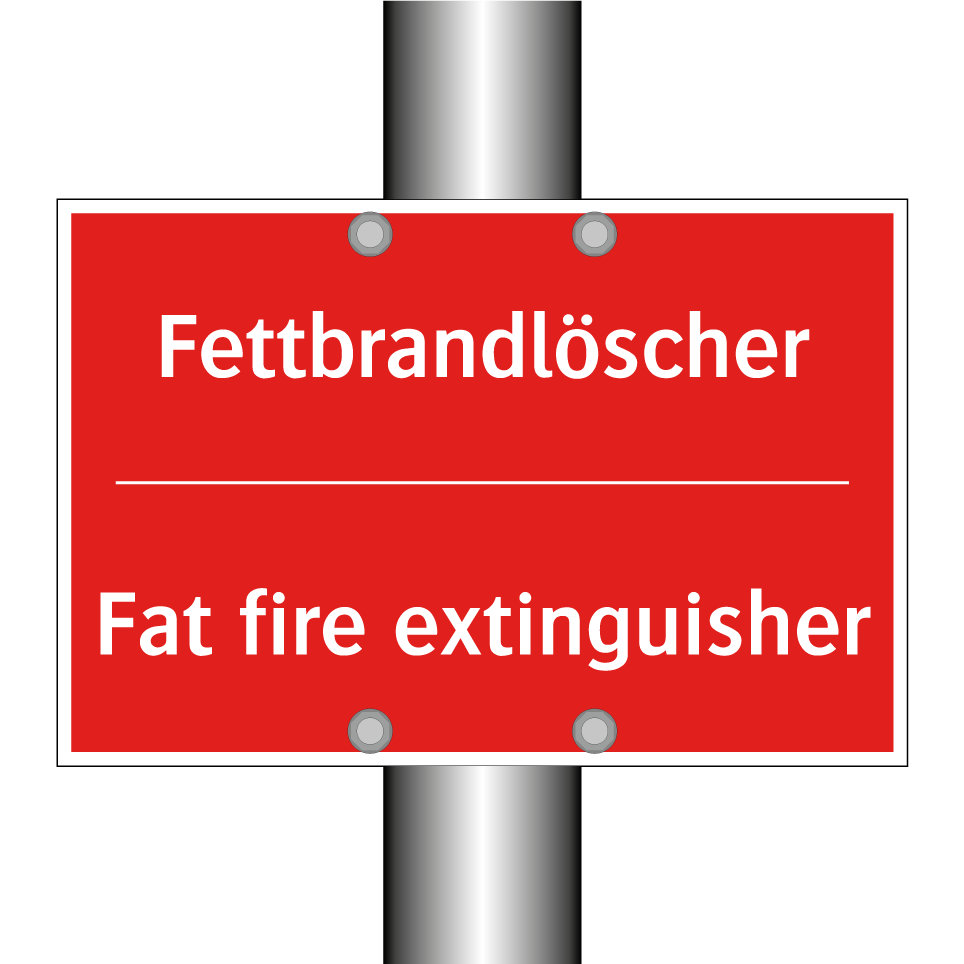 Fettbrandlöscher - Fat fire extinguisher