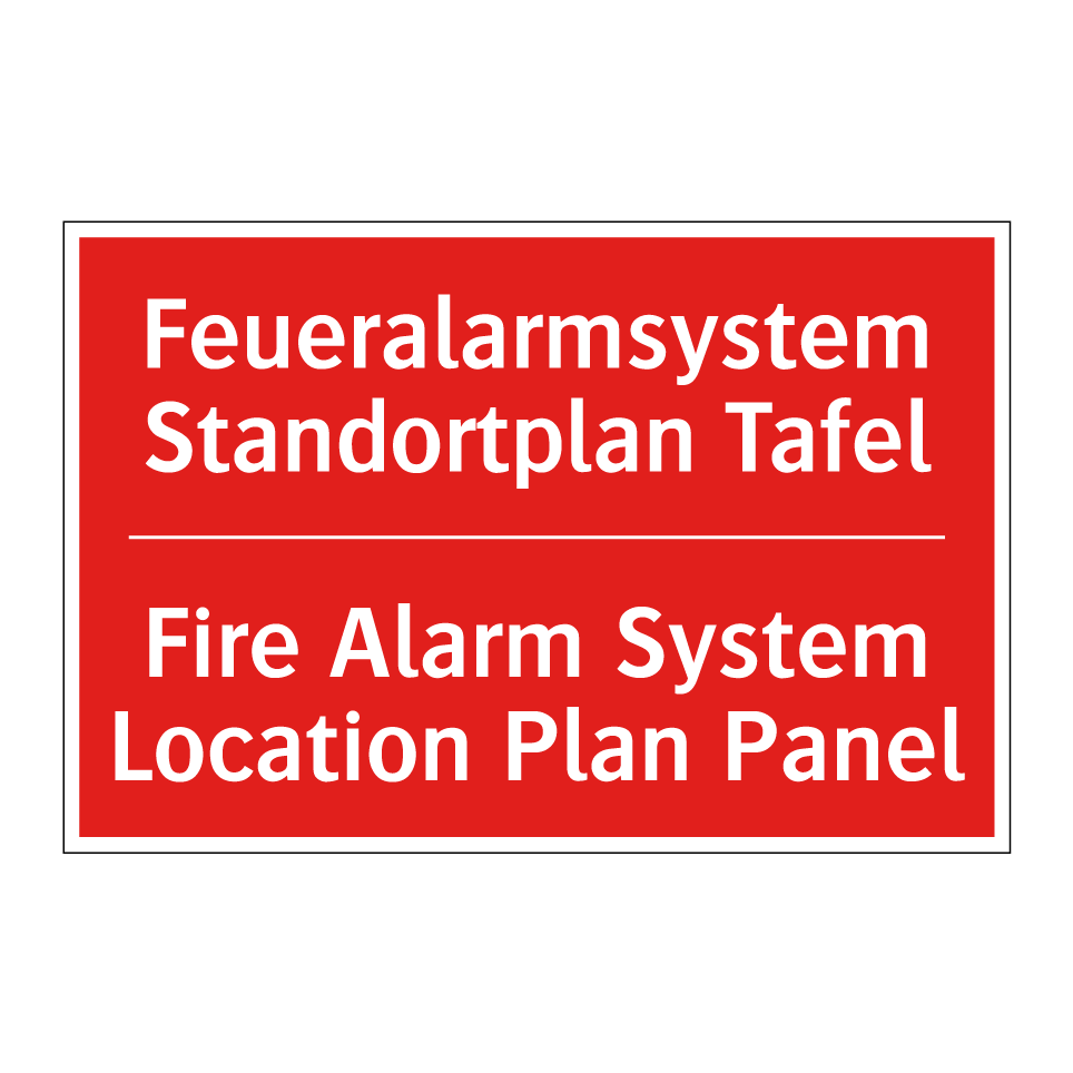 Feueralarmsystem Standortplan /.../ - Fire Alarm System Location Plan /.../