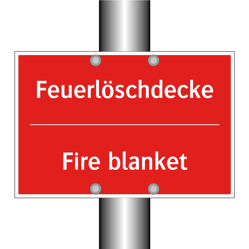 Feuerlöschdecke - Fire blanket