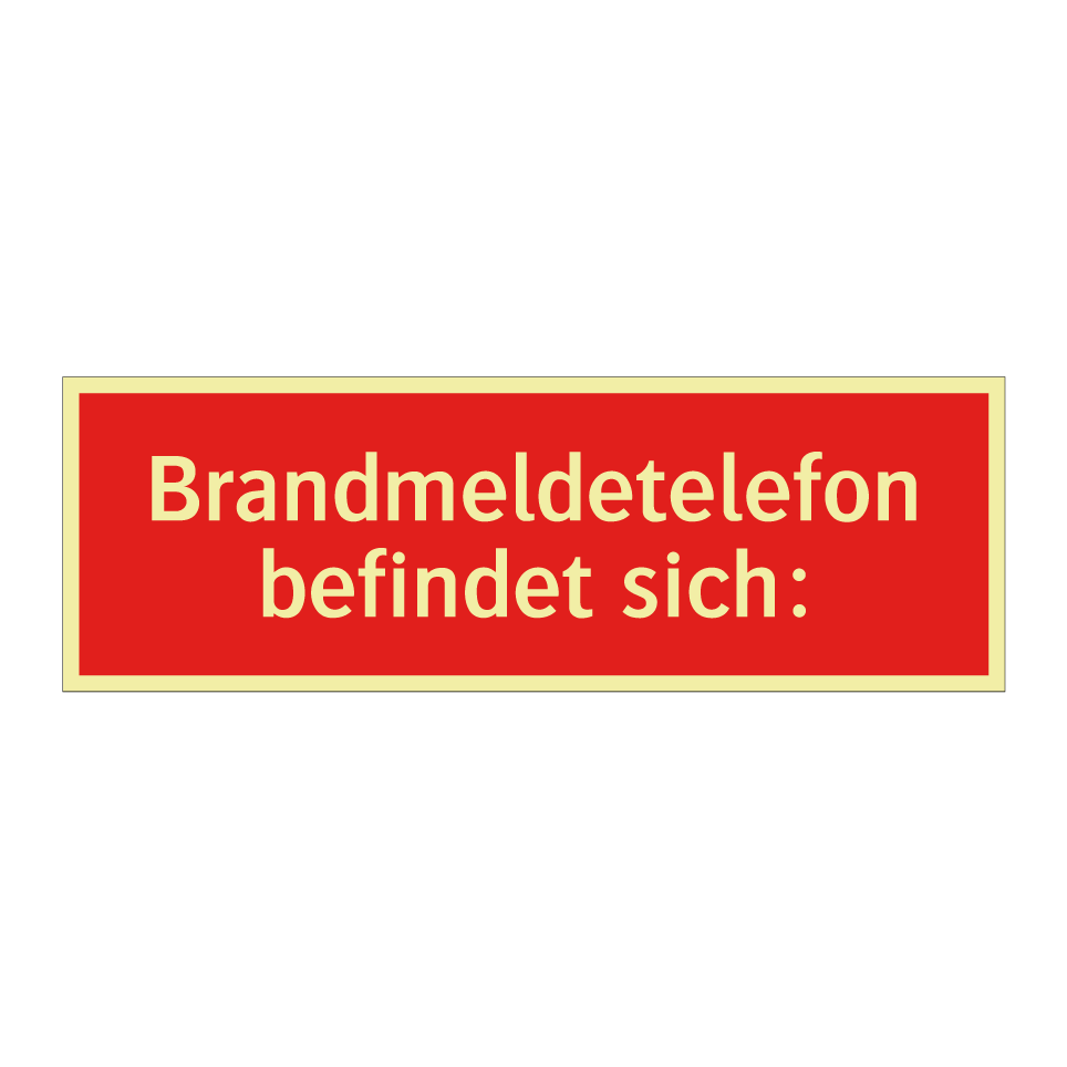 Brandmeldetelefon befindet sich: