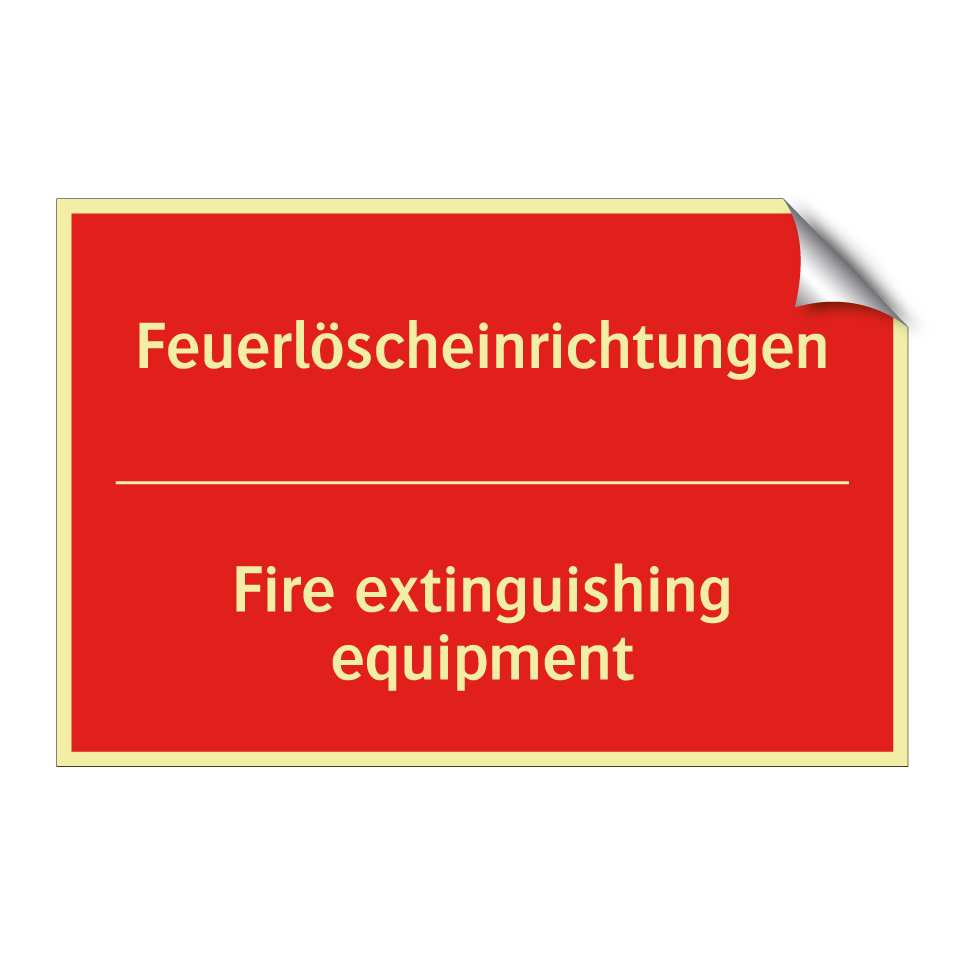 Feuerlöscheinrichtungen - Fire extinguishing equipment