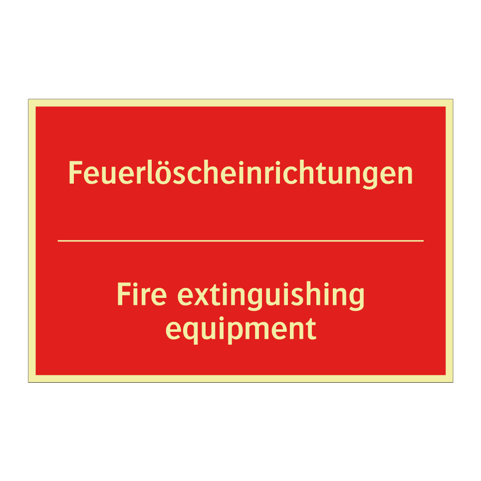 Feuerlöscheinrichtungen - Fire extinguishing equipment
