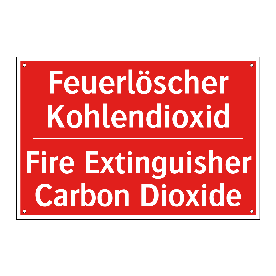 Feuerlöscher Kohlendioxid - Fire Extinguisher Carbon Dioxide/.../