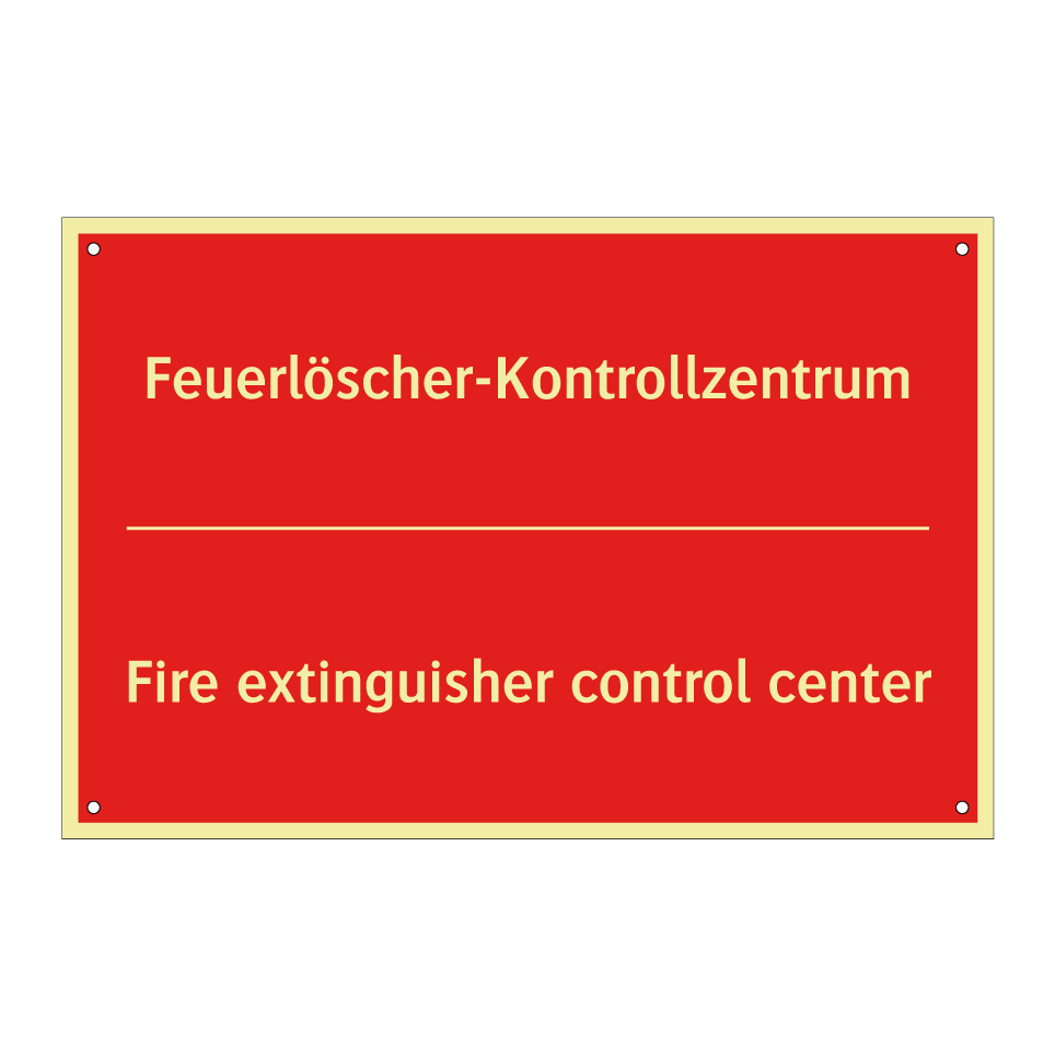 Feuerlöscher-Kontrollzentrum - Fire extinguisher control center/.../