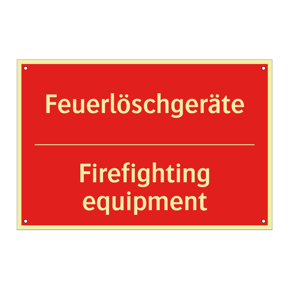 Feuerlöschgeräte - Firefighting equipment