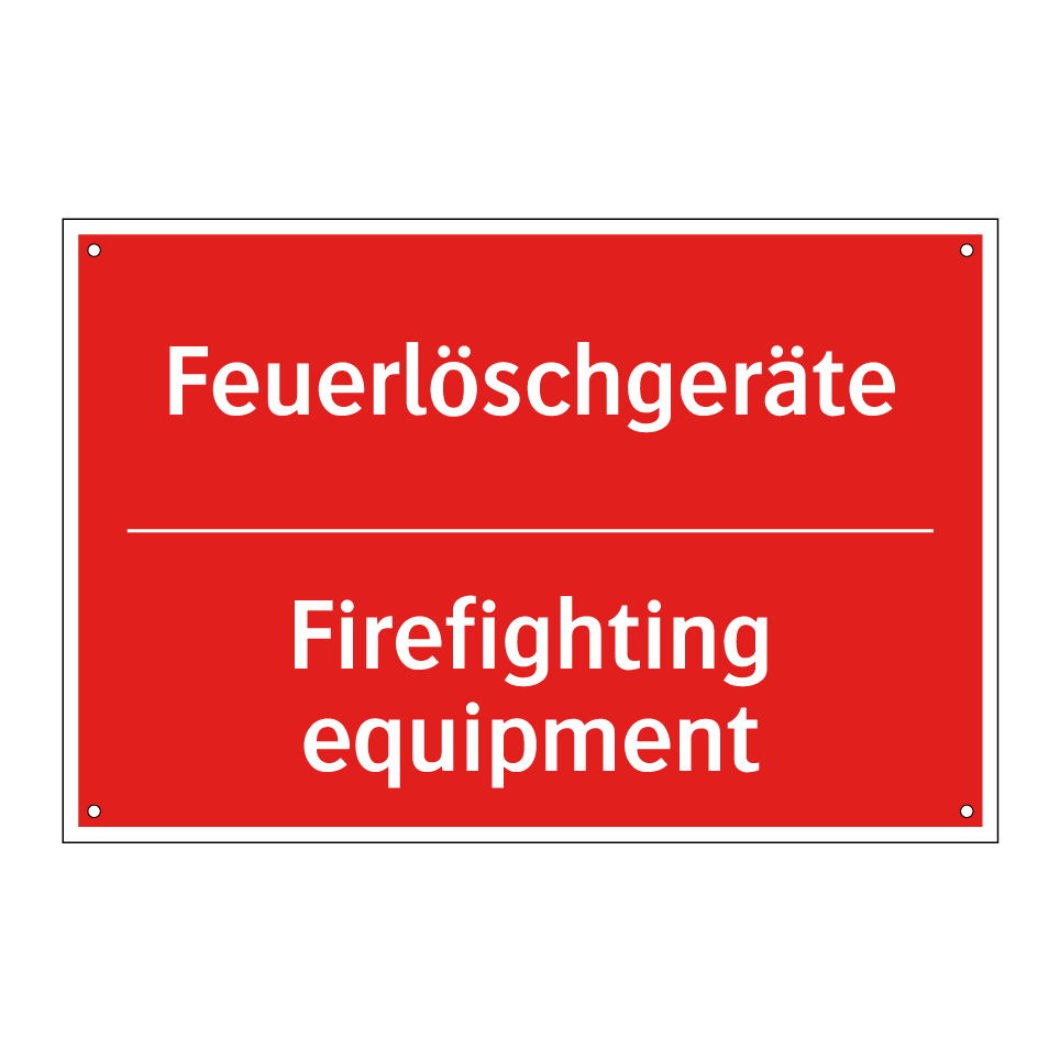 Feuerlöschgeräte - Firefighting equipment