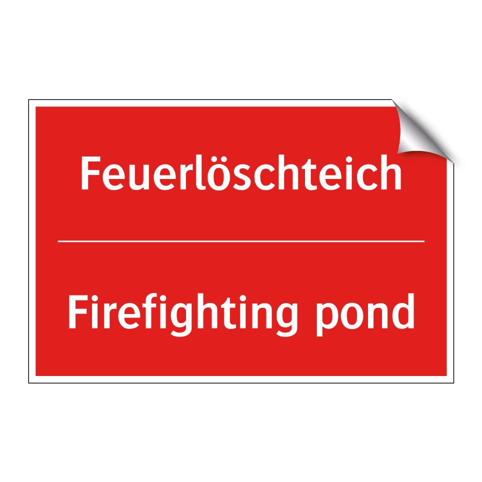 Feuerlöschteich - Firefighting pond