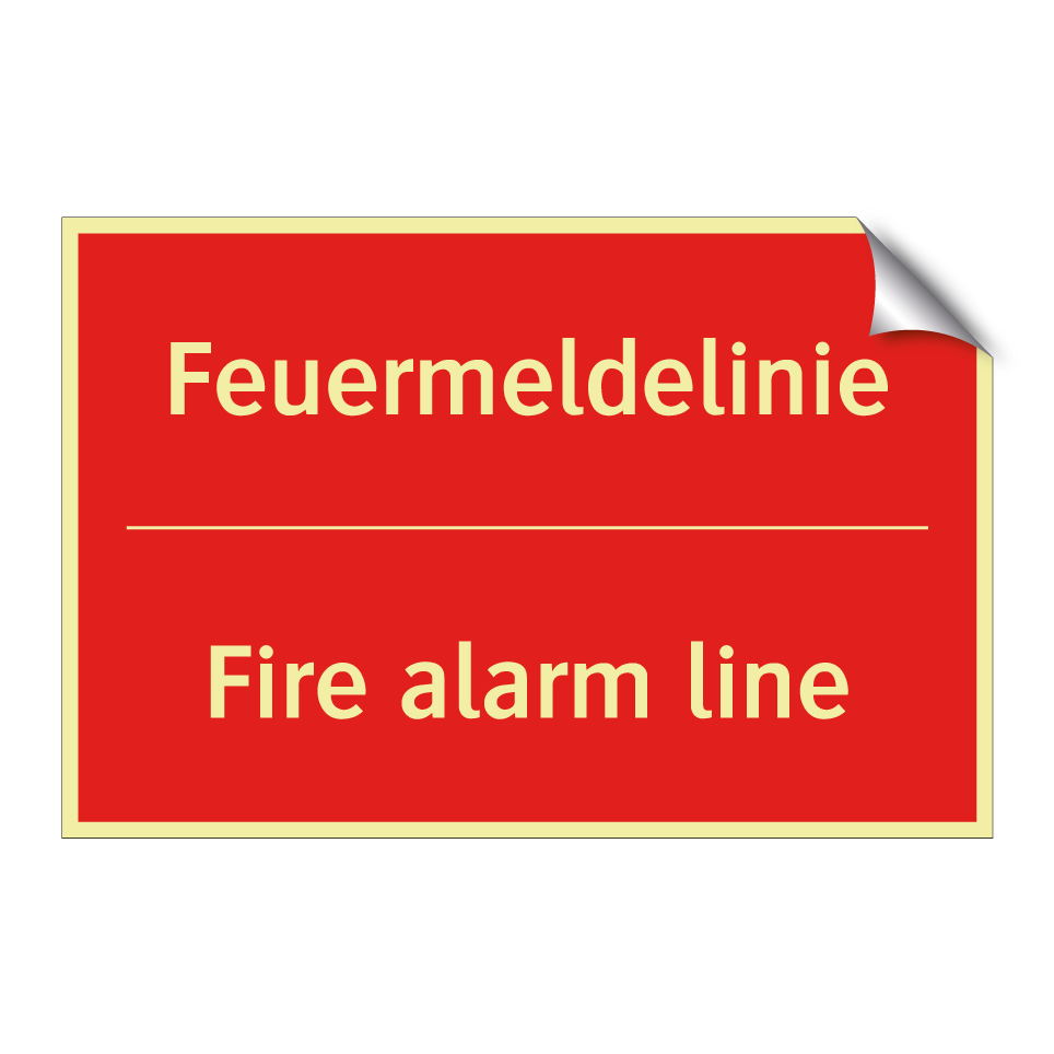 Feuermeldelinie - Fire alarm line