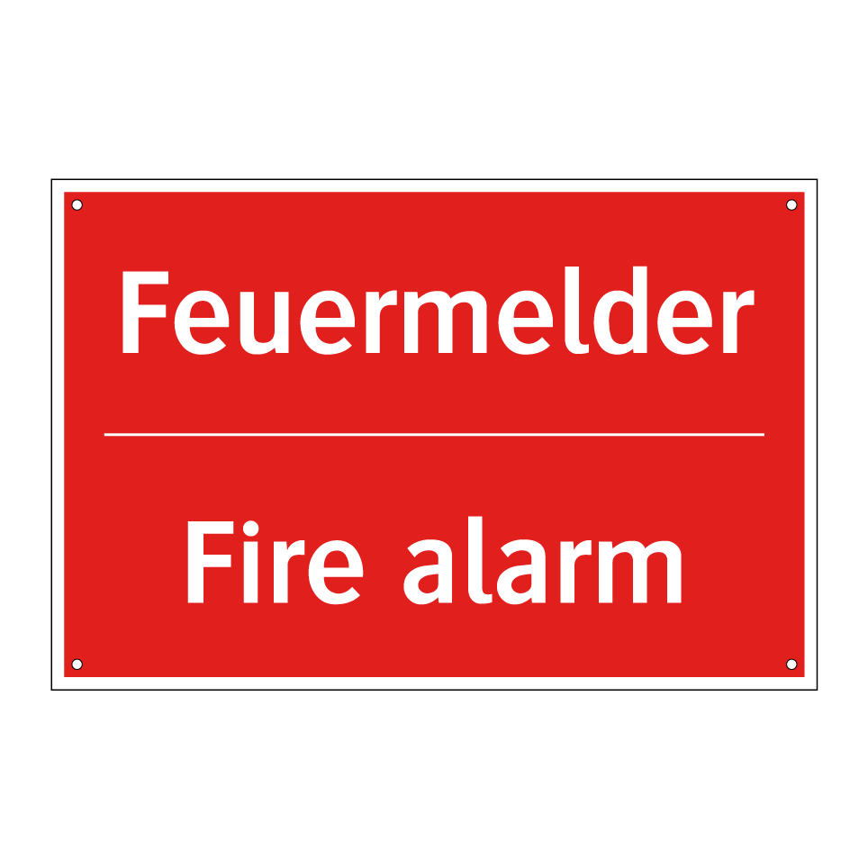 Feuermelder - Fire alarm