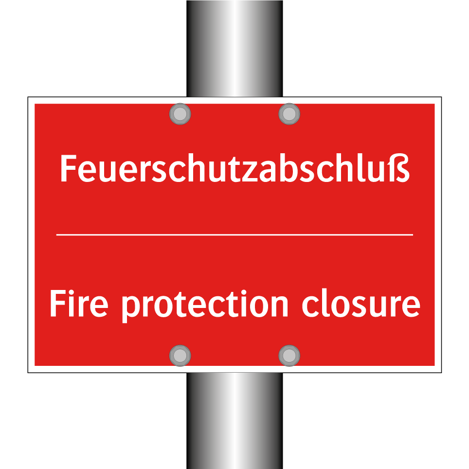 Feuerschutzabschluß - Fire protection closure