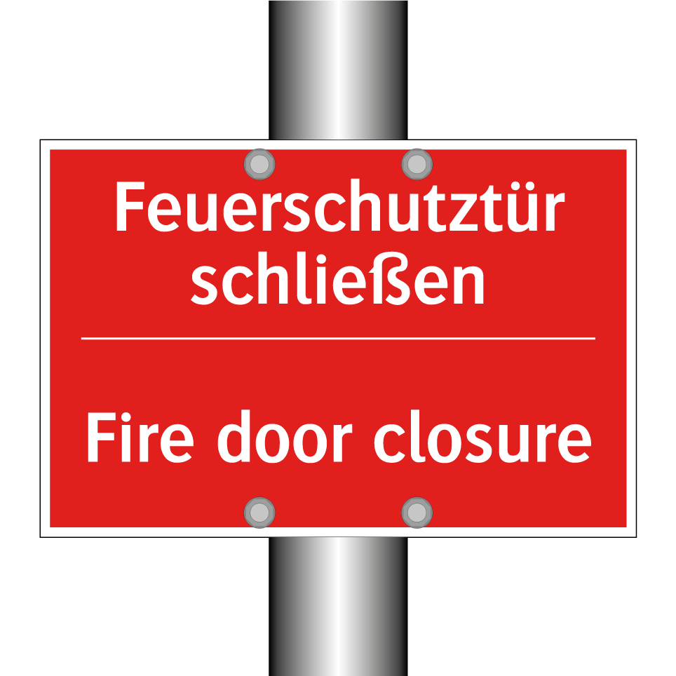 Feuerschutztür schließen - Fire door closure